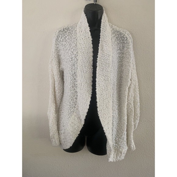 Motherhood Maternity Cream Cozy Soft Open Front Cardigan Sweater Size xs - Picture 2 of 8